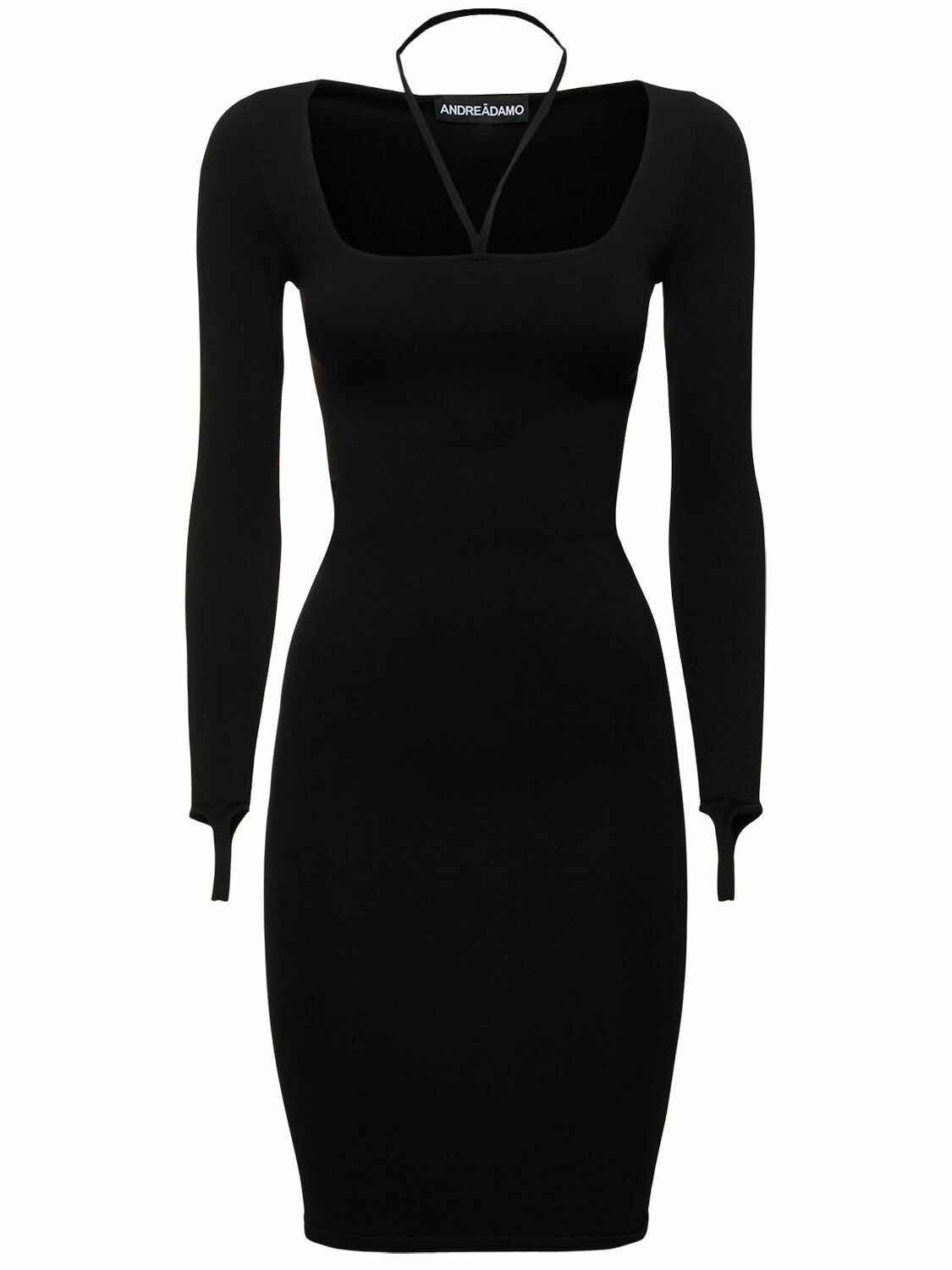 knee length dresses for ladies Metallic Knit Bodycon Midi Dress | Sculpting Shapewear main image 0