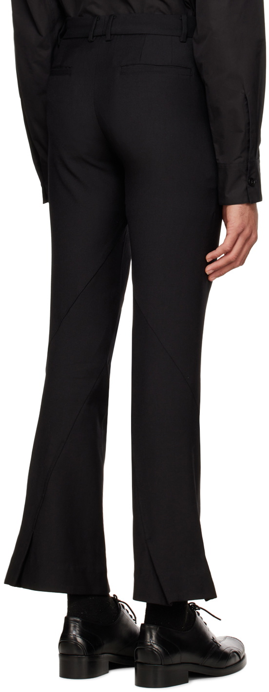 Cornerstone Black Bell-Bottom Trousers Cornerstone