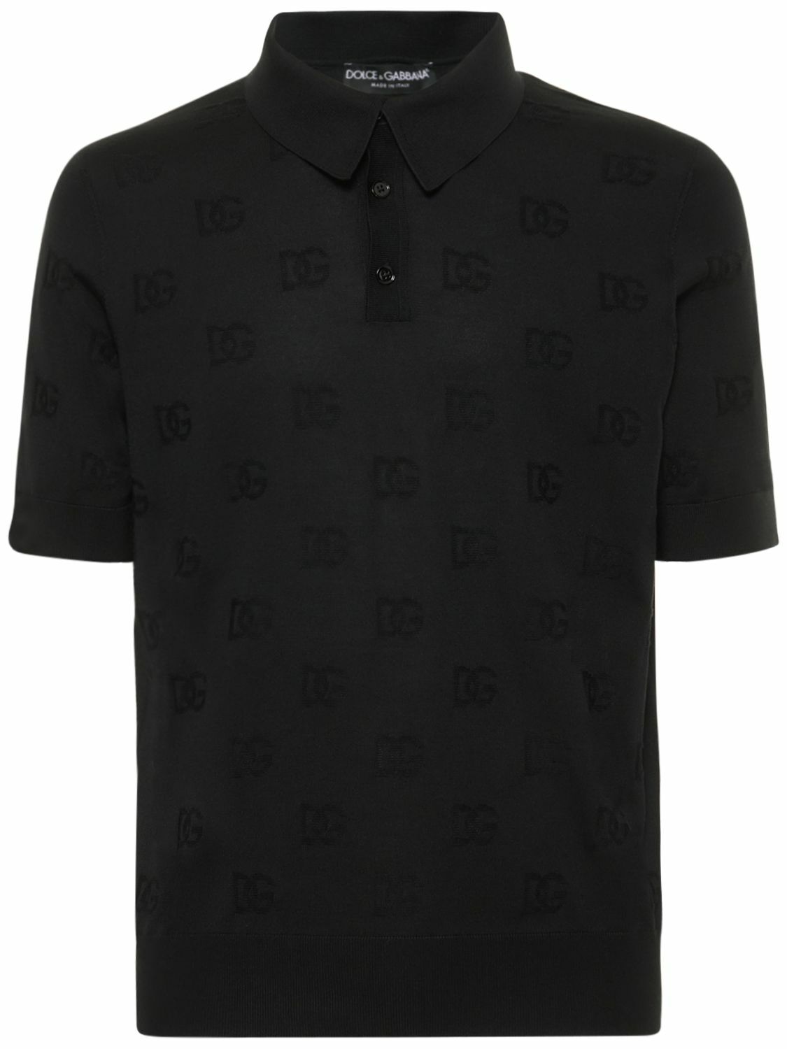 DOLCE & GABBANA - Logo Cotton Polo Shirt Dolce & Gabbana