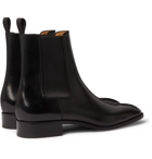Christian Louboutin - Polished-Leather Chelsea Boots - Black
