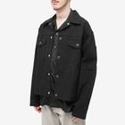 Acne Studios Men's Ourle Twill Overshirt in Black