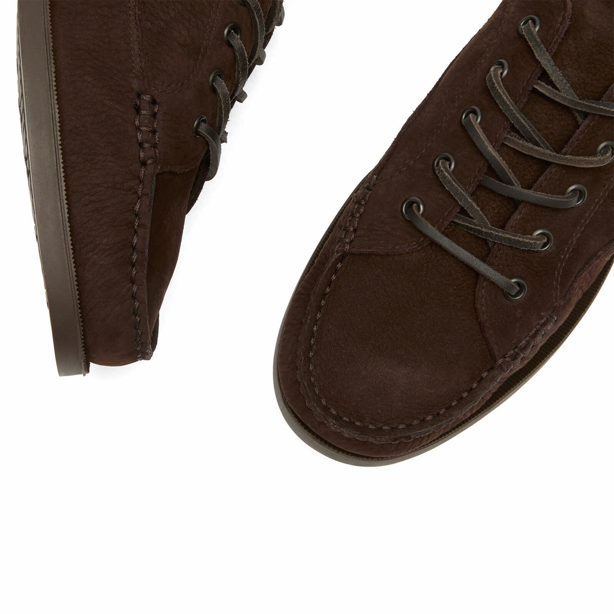 Paraboot Men's Malibu in Taurillon Chocolate Nubuck