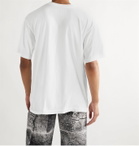 Sorry In Advance - Logo-Print Cotton-Jersey T-Shirt - White