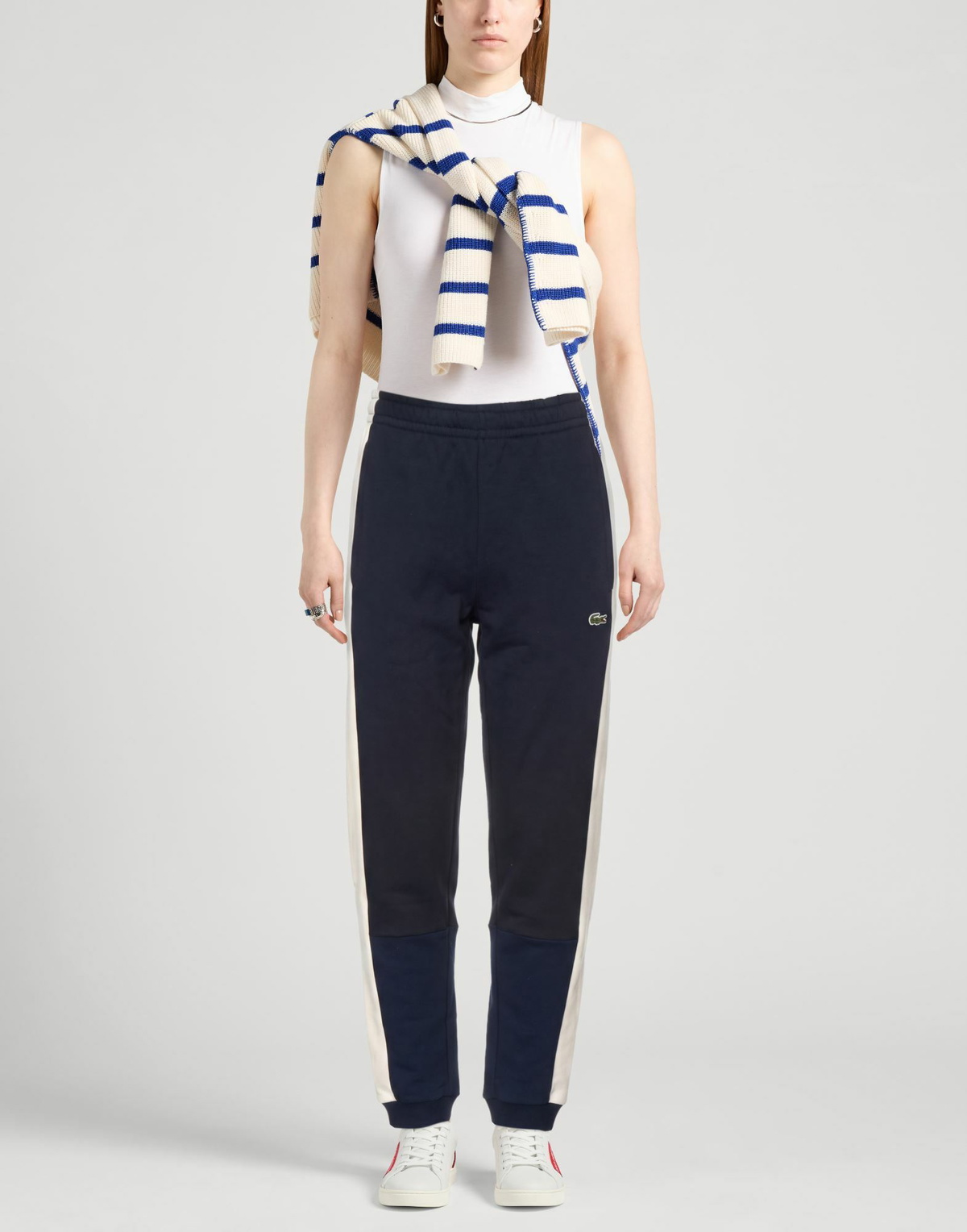 Lacoste Womens Pants in Navy