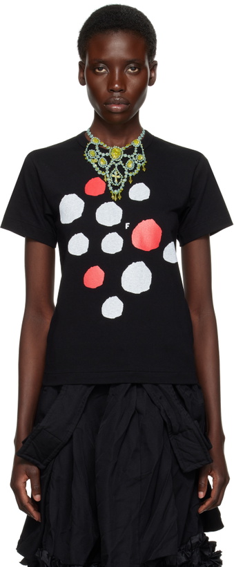 Photo: Black Comme des Garçons Black Filip Pagowski Edition Crewneck T-shirt