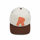 Aries Men's Column A Cap in Ecru/Brown 