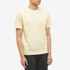 A.P.C. Men's Marinhero Stripe T-Shirt in Yellow