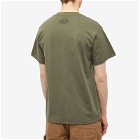Pass~Port Men's Heavy Bowl T-Shirt in Military Green