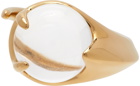 Alan Crocetti Gold Crystal Climax Ring