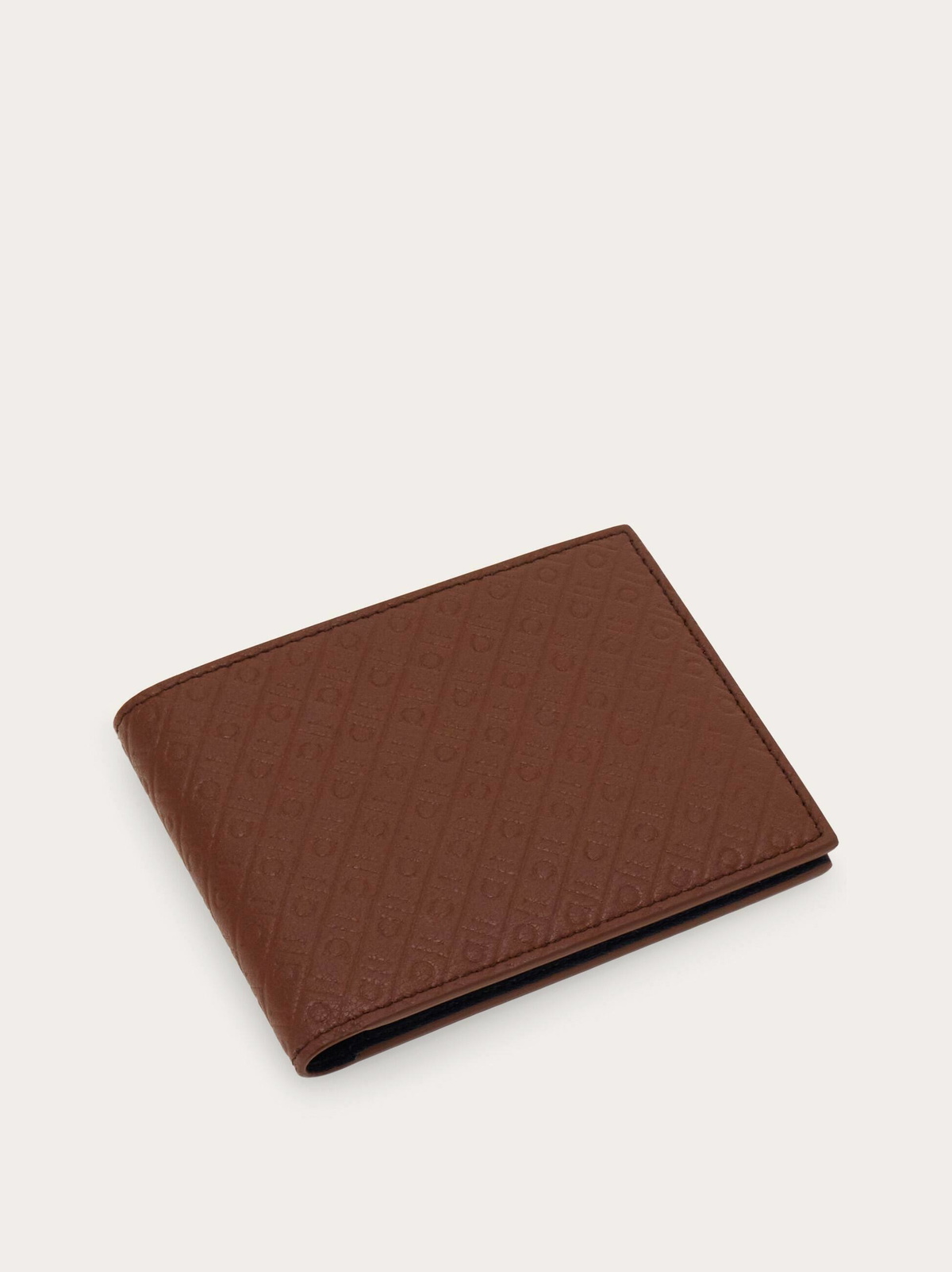 Ferragamo Mens Ferragamo Monogram wallet in Brown