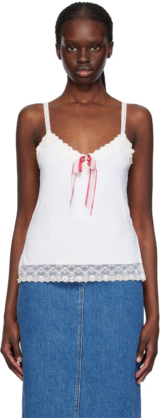 Photo: Anna Sui White Sequinned Camisole