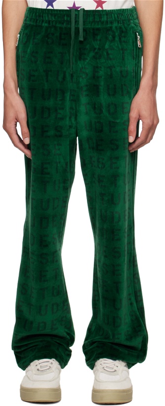 Photo: Études Green Bartleby Stencil Trousers