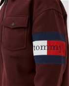Tommy Jeans Padded Overshirt Red - Mens - Overshirts
