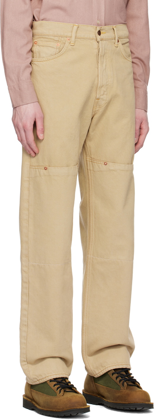 CARSON WACH Beige 'The Original 333' Jeans