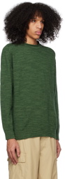 BEAMS PLUS Green Roll Neck Sweater