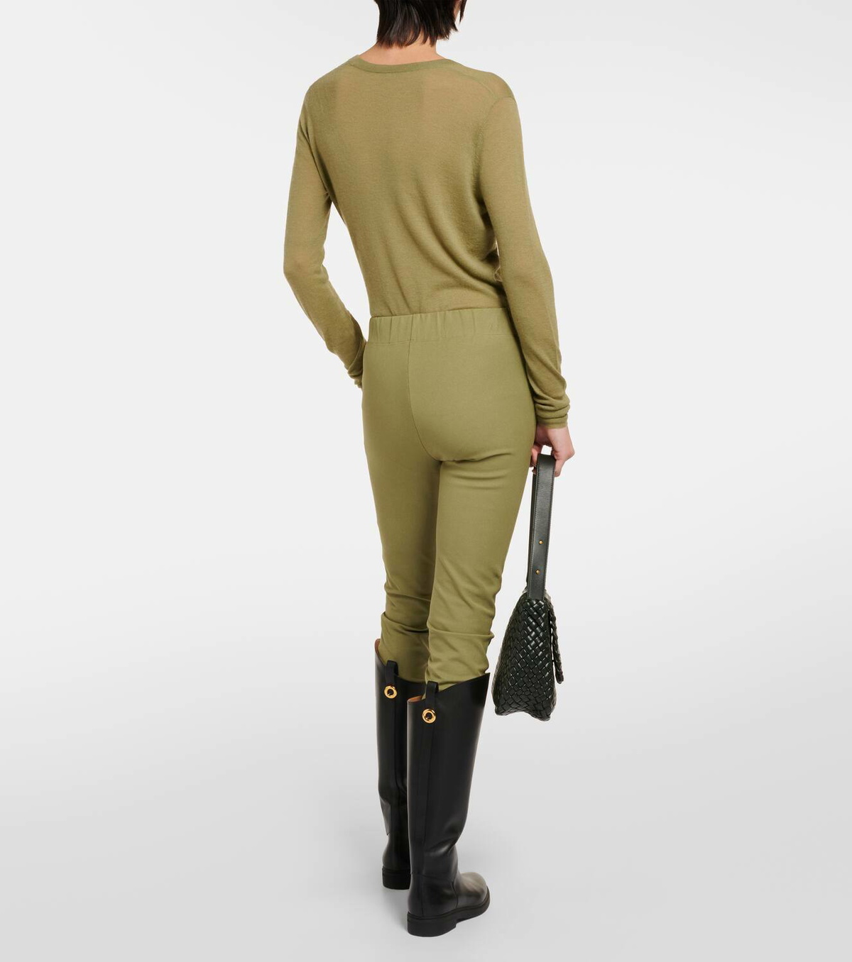 Joseph Mid-rise gabardine leggings