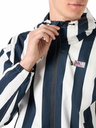 MC2 Saint Barth Man Hooded Lightweight Windbreaker With Striped Print