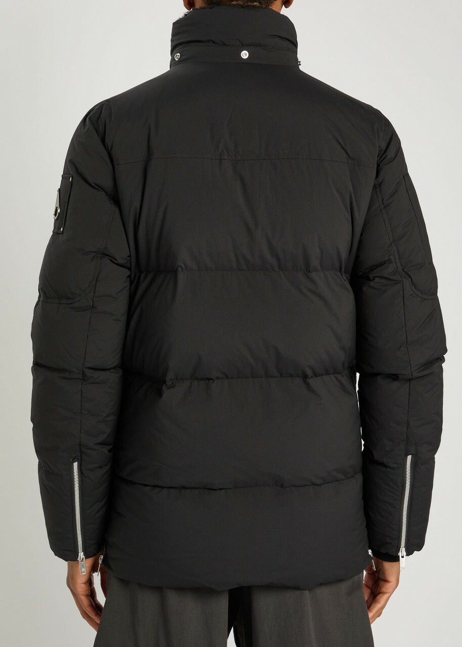 Moose Knuckles Everest 3Q Shell Puffer Coat Black