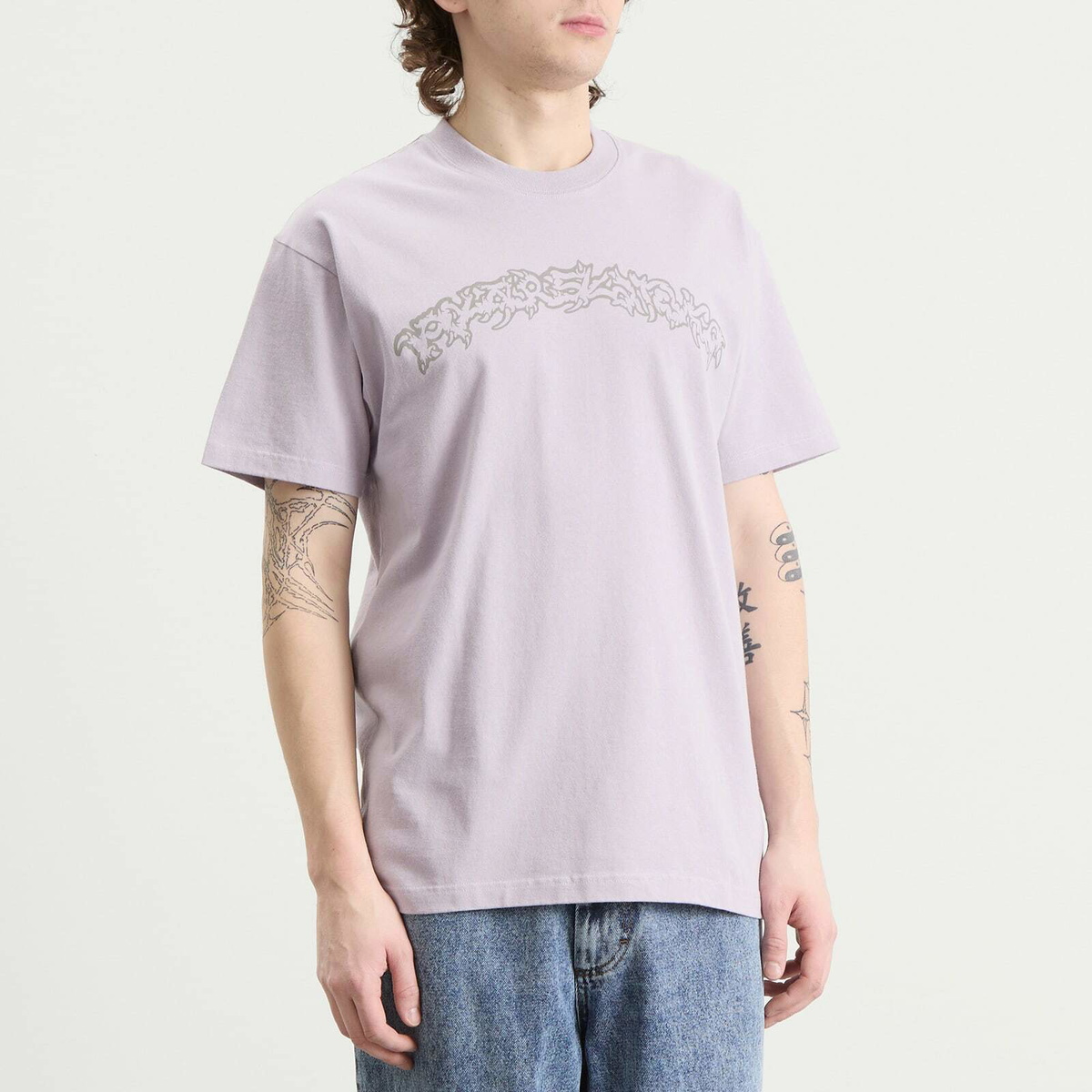 Polar Skate Co. Men's Conflict Scenario T-Shirt in Pale Purple