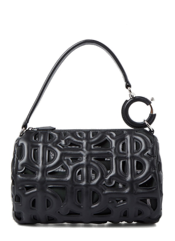 Photo: Rhombi Small Shoulder Bag in Black