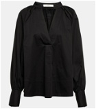 CO - Oversized V-neck cotton blouse