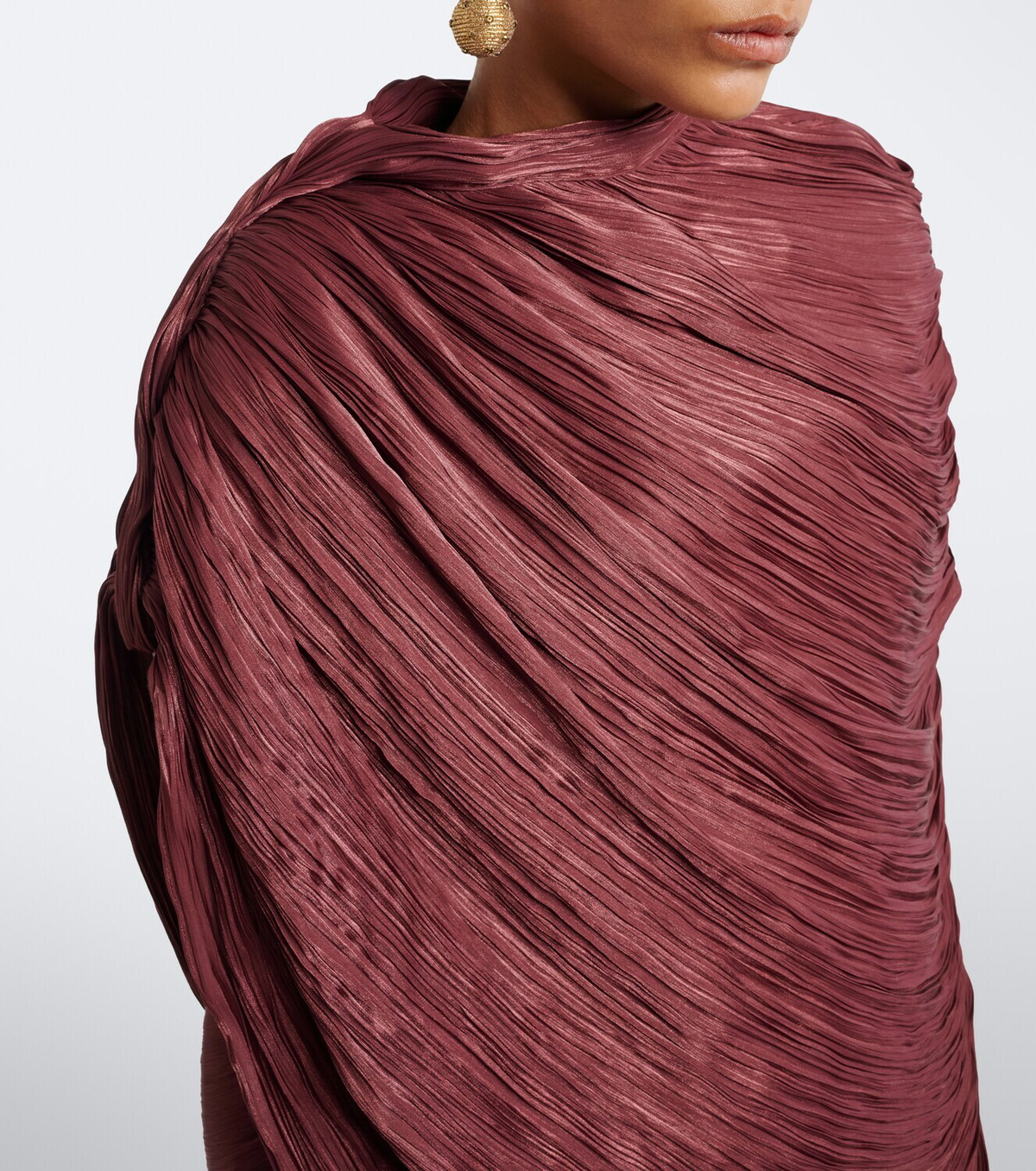 Marmar Halim Caped draped gown
