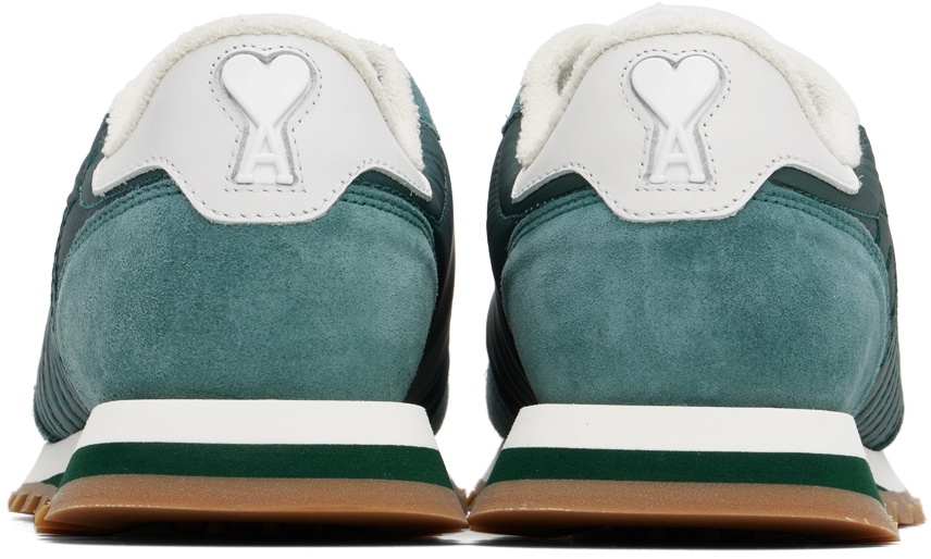 AMI Paris Green Ami New Rush Sneakers AMI