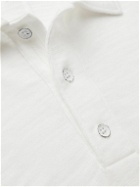 Rag & Bone - Classic Flame Slub Cotton Polo Shirt - White