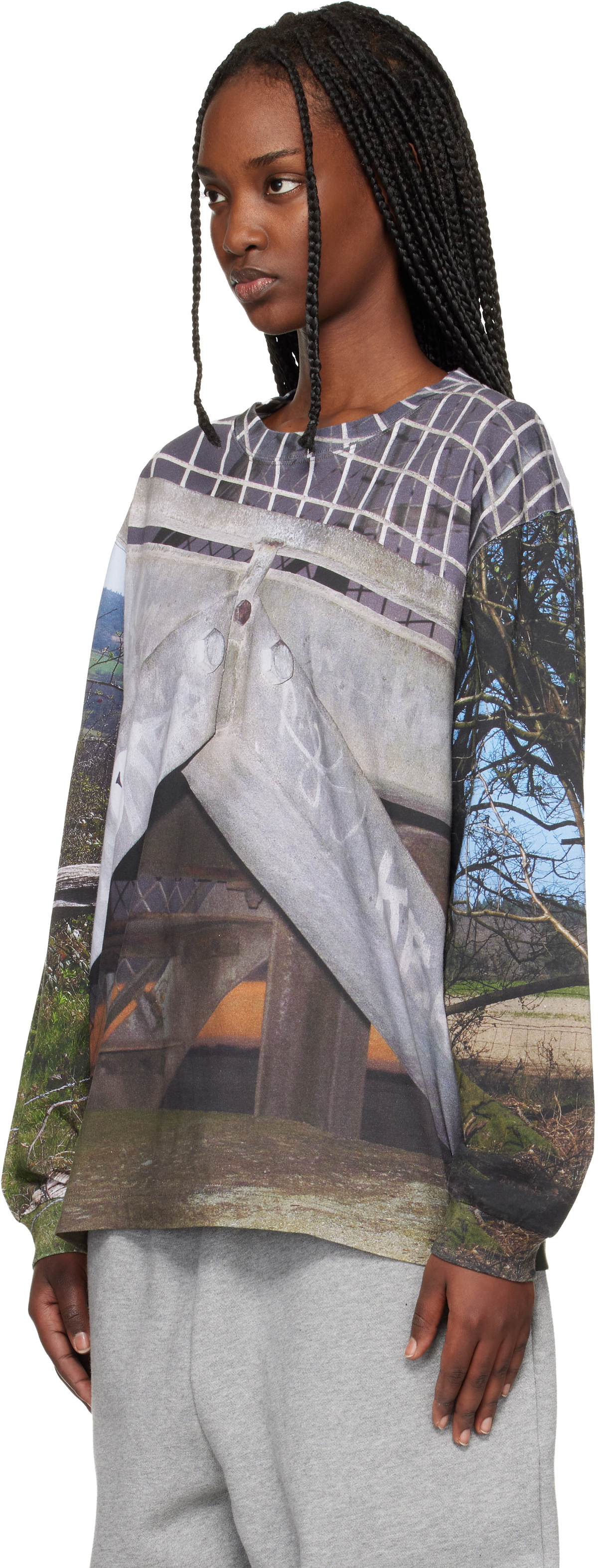 Stefan Cooke Multicolor Country View Long Sleeve T-shirt