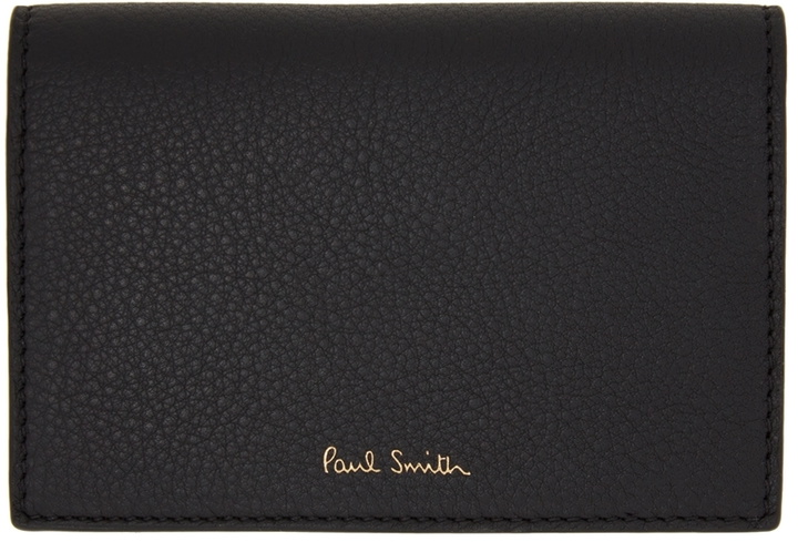 Photo: Paul Smith Black Signature Stripe Pouch Card Holder