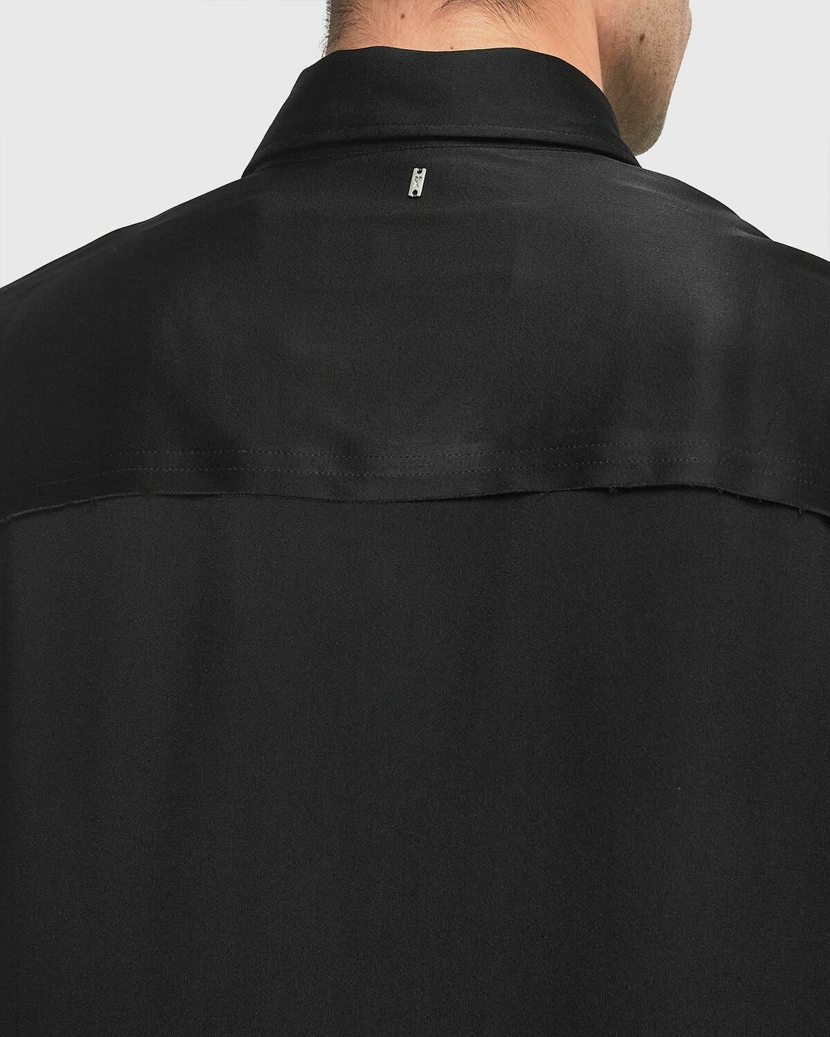 AMI Paris CLASSIC SLEEVELESS SHIRT Black Mens Shortsleefe