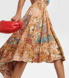 Zimmermann Chintz ramie floral midi dress