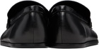 Jil Sander Black Square Toe Loafers