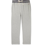 Polo Ralph Lauren - Striped Loopback Cotton-Blend Jersey Pyjama Trousers - Gray