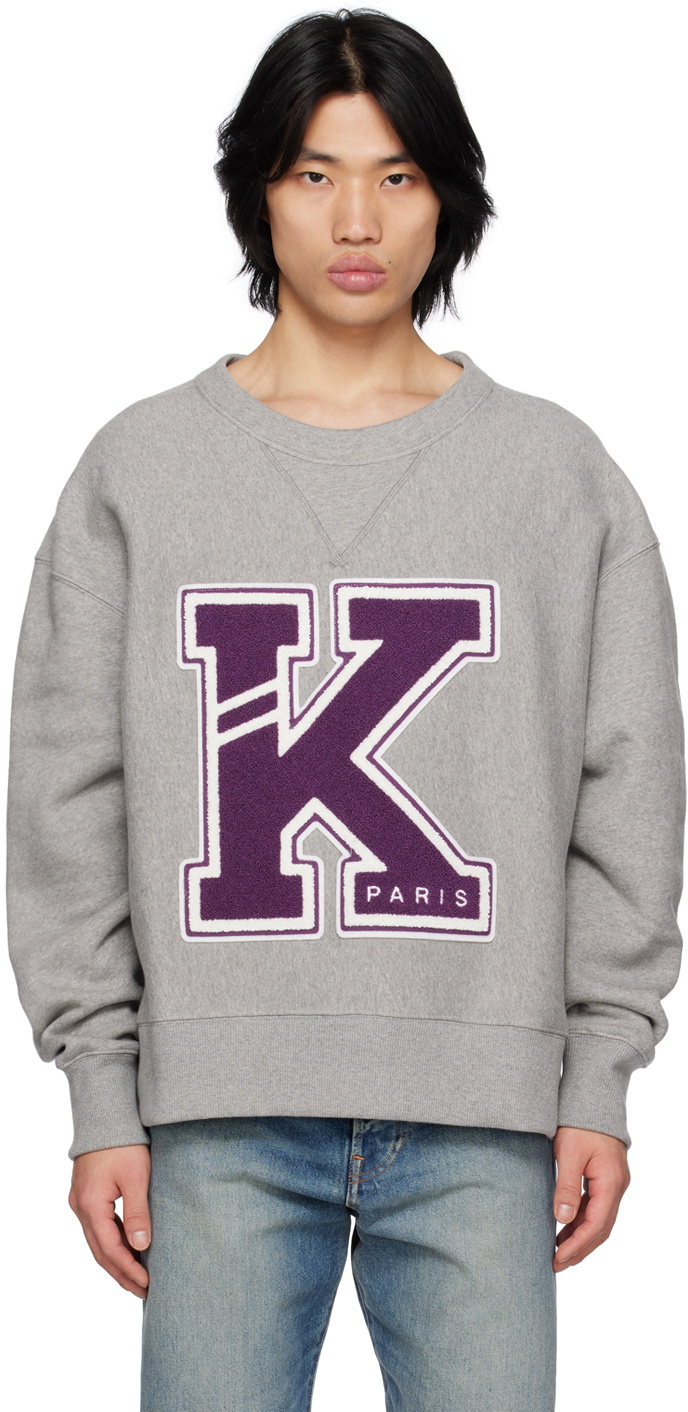 Kenzo paris sweatshirt grey online