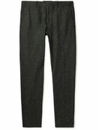 Incotex - Tapered Herringbone Twill Trousers - Green