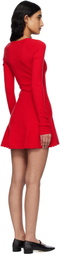 GUIZIO Red Evelyne Minidress