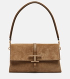 Tod's T Timeless Small suede shoulder bag