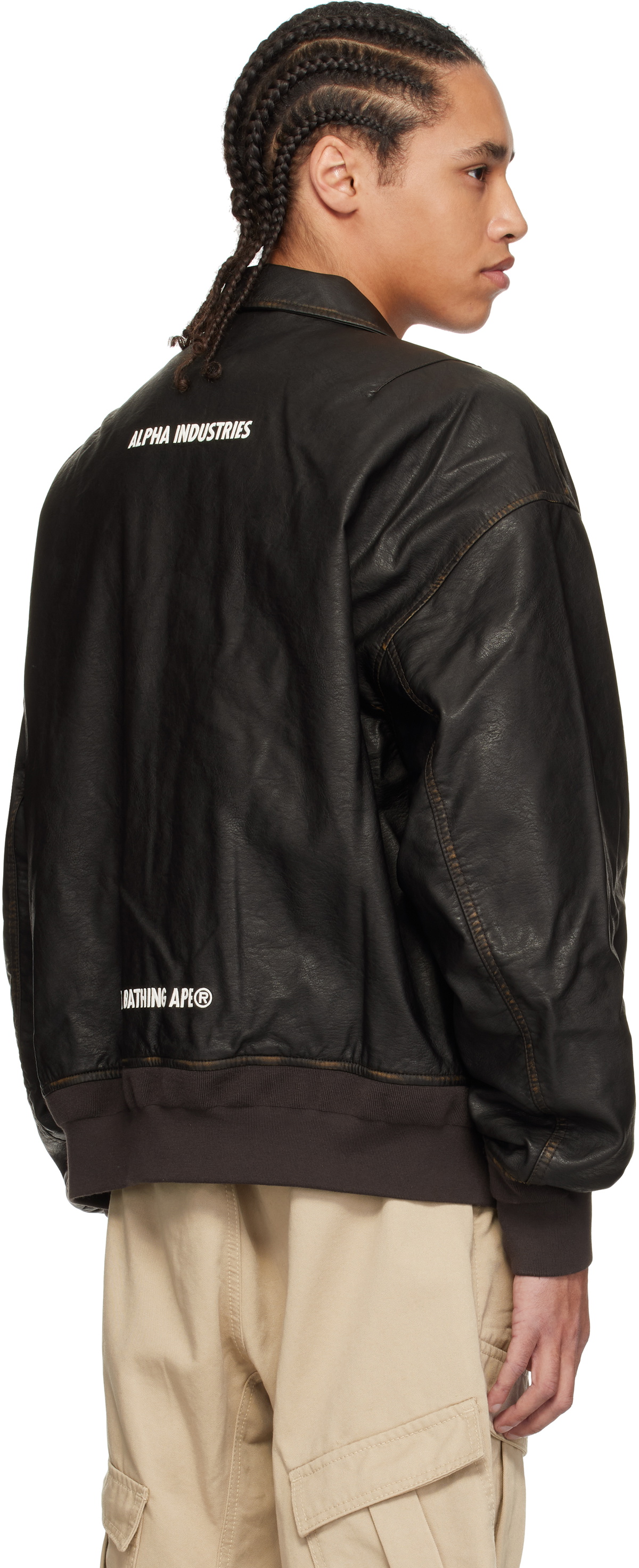 AAPE by A Bathing Ape Brown Alpha Industries Edition Crossover