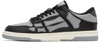 AMIRI Black & Grey Low Skel Top Sneaker