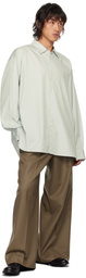 stein Gray Oversized Down Pat Shirt