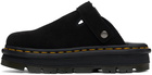 Dr. Martens Black ZebZag Mules