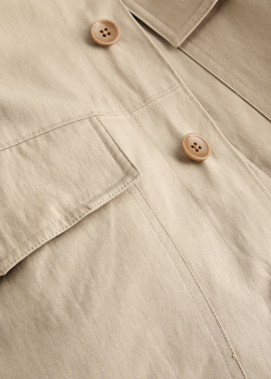 Paige Lennon Twill Jacket Beige