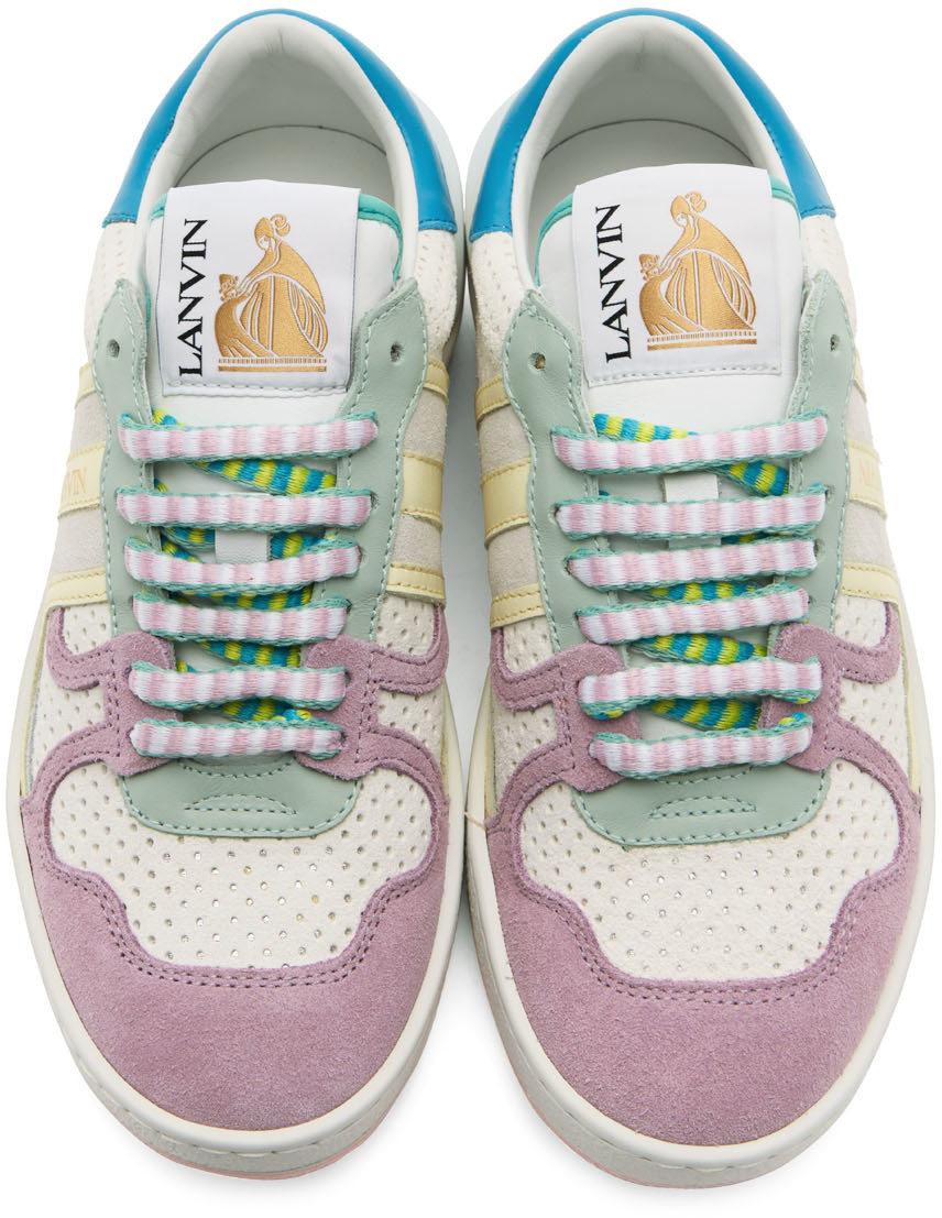 スニーカー Lanvin Multicolor fabric and rubber sneakers Lanvin Multicolor Clay Sneakers Lanvin