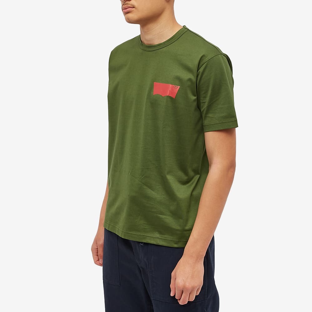 Junya Watanabe MAN x Levi's T-Shirt in Khaki Junya Watanabe