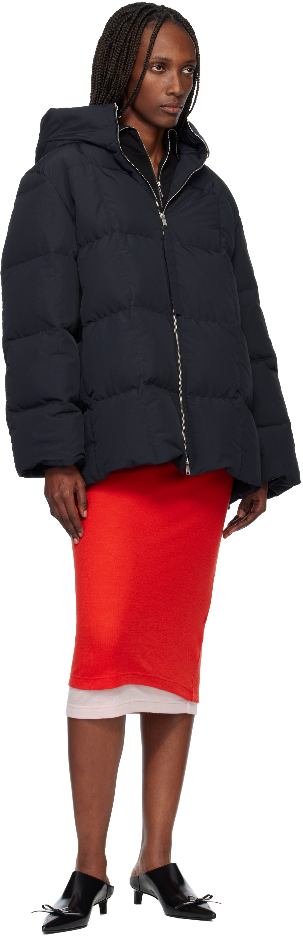 Jil Sander Black Quilted Down Jacket Jil Sander