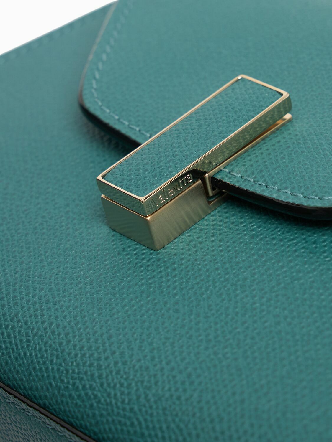 VALEXTRA Micro Iside Leather Top Handle Bag Valextra