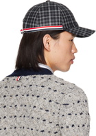 Thom Browne Gray Classic 6-Panel Cap