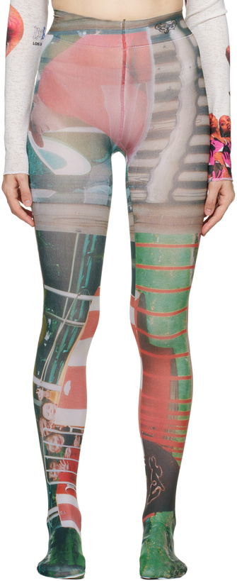 Photo: TYT Multicolor 'Thrill Seekers, Hold On' Tights