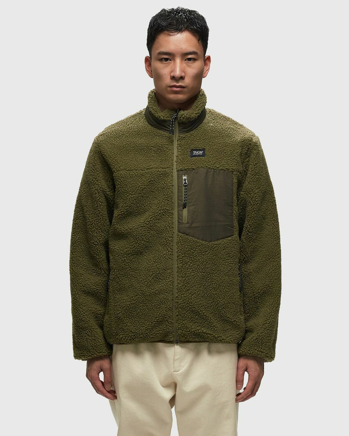 Taion Down X Boa Reversible Jacket Green Windbreaker Taion Extra